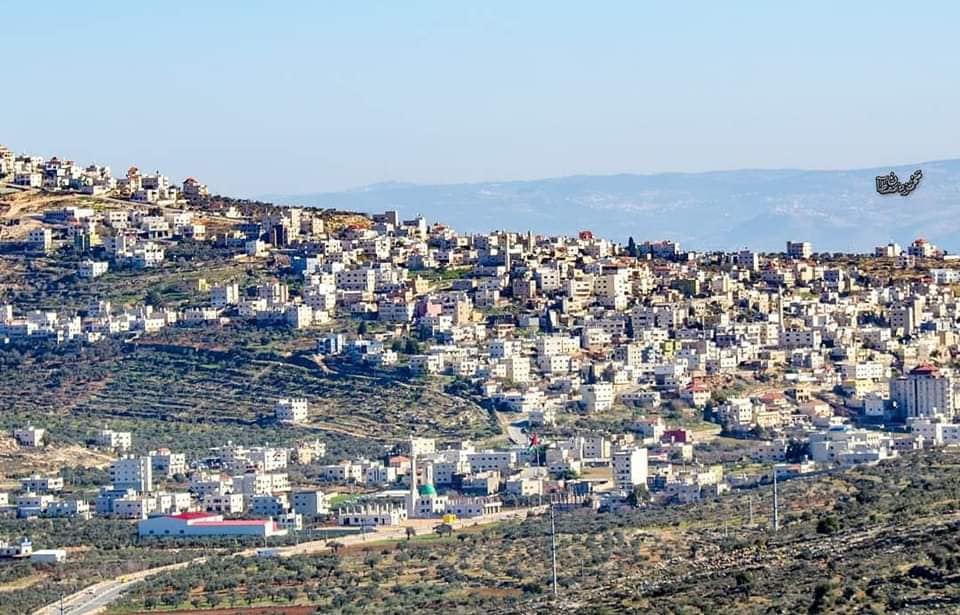 صورة لقرية عقربه - فلسطين: : منظر عام رائع للبلدة -- محمود معطان