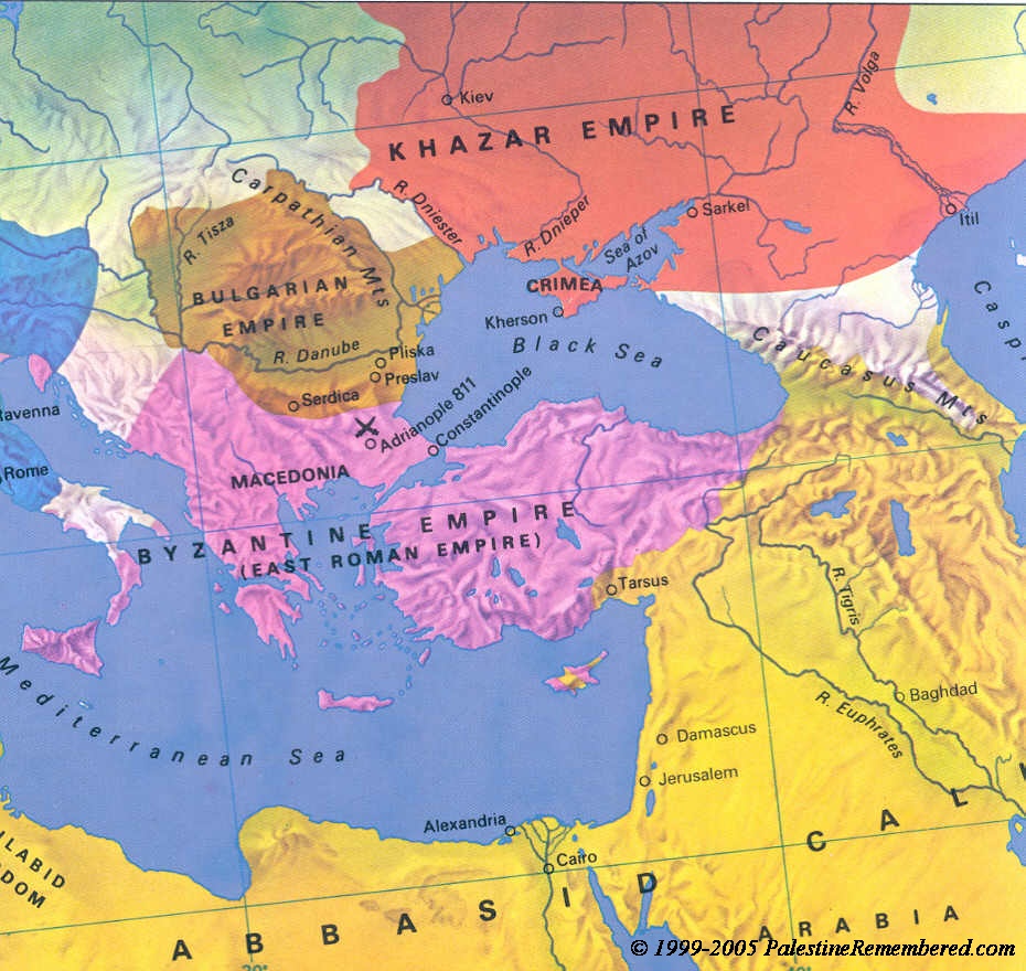 Khazar Empire map!